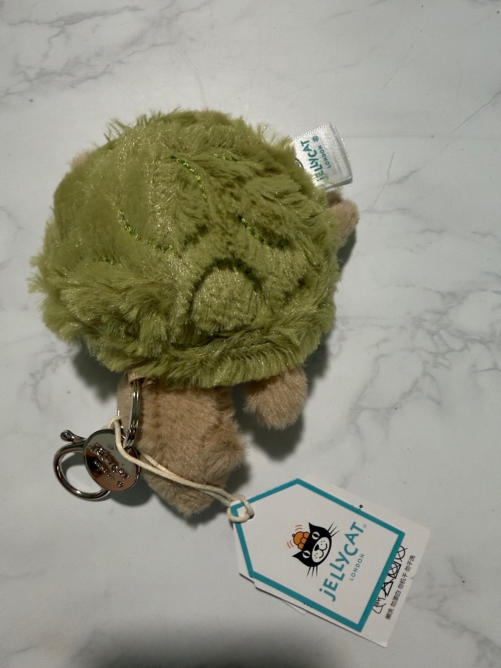 Jellycat I am Timmy turtle keychain bag charm NWT
